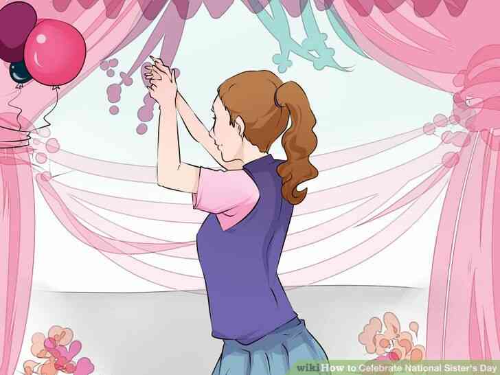 Image intitulée célébrera la Sœur du Jour de l